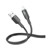 Кабель Hoco U120 iP USB (m)-Lightning (m) 1.2м черный коробка