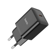 Сетевое зар./устр. Hoco N27 Black 20W 3A+2.22A+1.67A (PD+QC+AFC) USB-C универсальное черный