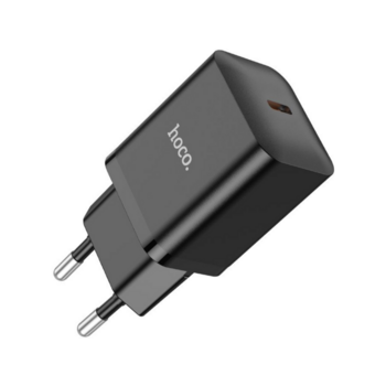 Сетевое зар./устр. Hoco N27 Black 20W 3A+2.22A+1.67A (PD+QC+AFC) USB-C универсальное черный