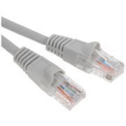 Патч-корд Buro UTP-5E-3M-G-LSZH UTP cat.5E 3м серый RJ-45 (m)-RJ-45 (m)