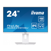 Монитор Iiyama 23.8" ProLite XUB2492HSU-W6 белый IPS LED 0.4ms 16:9 HDMI M/M матовая HAS Piv 250cd 178гр/178гр 1920x1080 100Hz DP FHD USB 4.9кг