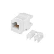 Модуль NTSS NTSS-KJ-UTP-RJ45-5E-180-WT информ. KeystoneRJ45 кат.5E UTP бел.