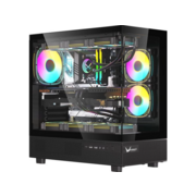 Корпус Formula Crystal Z8 черный без БП ATX 11x120mm 4x140mm 1xUSB3.0 audio bott PSU