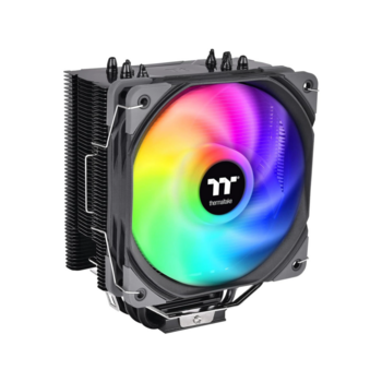 Устройство охлаждения(кулер) Thermaltake UX200 SE ARGB Soc-AM5/AM4/1200/1700/1851 черный 4-pin 25dB Al+Cu 170W Ret (CL-P105-AL12SW-A)