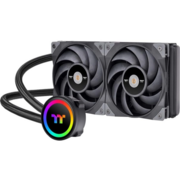 Система водяного охлаждения Thermaltake Toughliquid 240 ARGB Soc-AM5/AM4/1200/1700/1851 черный 4-pin 22.3dB Al+Cu Ret (CL-W319-PL12BL-A)