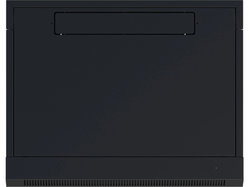 Шкаф коммутационный NTSS NTSS-W6U6045GS-BL настенный 6U 570x450мм пер.дв.стекл 60кг черный 350мм 18кг 220град. 370мм IP20 сталь
