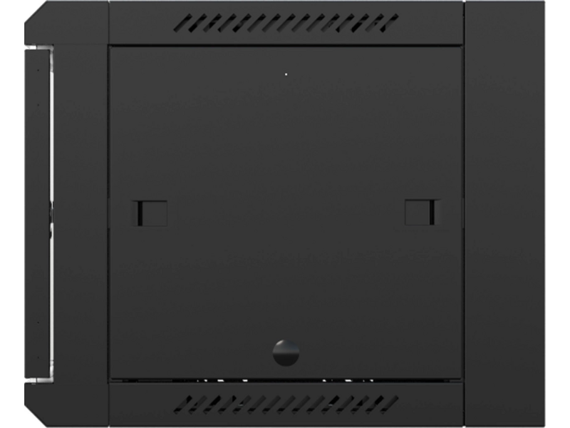 Шкаф коммутационный NTSS NTSS-W6U6045GS-BL настенный 6U 570x450мм пер.дв.стекл 60кг черный 350мм 18кг 220град. 370мм IP20 сталь