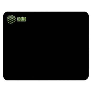 Коврик для мыши Cactus Black черный 300x250x2мм (CS-MPC-P01M)