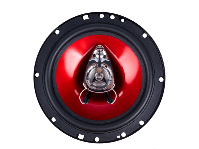 Колонки автомобильные Kicx SP 165 130Вт 90дБ 4Ом 16.5см (6 1/2дюйм) (ком.:2кол.) коаксиальные трехполосные