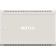 Шкаф коммутационный NTSS Премиум (NTSS-W6U6045FD) настенный 6U 570x450мм пер.дв.металл 60кг серый 350мм 18кг 220град. 370мм IP20 сталь