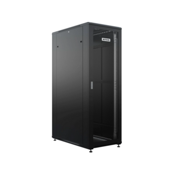 Шкаф серверный NTSS Премиум (NTSS-R42U60100PD/PDD-BL) напольный 42U 600x1000мм пер.дв.перфор. задн.дв.перфор.2-хст. 900кг черный 910мм 111кг 1987мм IP20