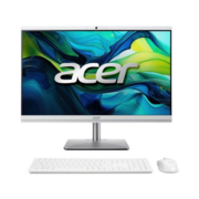 Моноблок Acer Aspire C24-195ES 23.8" Full HD Core Ultra 5 125U (1.3) 16Gb SSD512Gb Graphics CR Eshell GbitEth WiFi BT 65W клавиатура мышь Cam серебристый 1920x1080