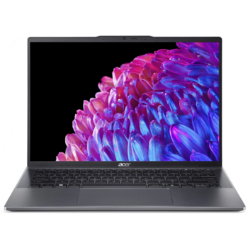 Ноутбук Acer Swift Go 14 SFG14-63-R8U9 Ryzen 5 8645HS 16Gb SSD1Tb AMD Radeon Graphics 14" OLED 2.8K (2880x1800) Windows 11 Home metall WiFi BT Cam (NX.KTSCD.002)