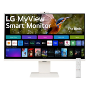 Монитор LG 31.5" MyView 32SR85U-W белый IPS LED 16:9 HDMI M/M Cam матовая HAS 400cd 178гр/178гр 3840x2160 60Hz 4K USB 7.7кг
