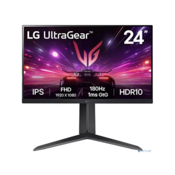 Монитор LG 23.8" UltraWide 24GS65F-B черный IPS LED 16:9 HDMI матовая HAS 300cd 178гр/178гр 1920x1080 180Hz G-Sync FreeSync DP FHD 5.4кг