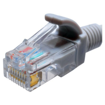 Патч-корд Suprlan 10-0144 UTP RJ-45 вил.-вилка RJ-45 кат.5E 3м серый LSZH 26AWG