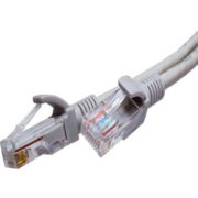 Патч-корд Suprlan 10-0142 UTP RJ-45 вил.-вилка RJ-45 кат.5E 1м серый LSZH 26AWG