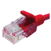 Патч-корд Suprlan 10-0152 UTP RJ-45 вил.-вилка RJ-45 кат.5E 1м красный LSZH 26AWG