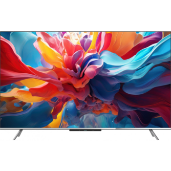 Телевизор QLED Skyworth 50" 50Q66G Google TV Frameless черный/серебристый 4K Ultra HD 60Hz DVB-T DVB-T2 DVB-C DVB-S DVB-S2 USB WiFi Smart TV