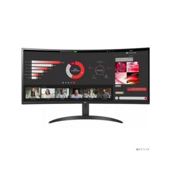 Монитор LG 34" UltraWide 34WR50QK-B черный VA LED 21:9 HDMI матовая 300cd 178гр/178гр 3440x1440 100Hz DP WQ 5.9кг