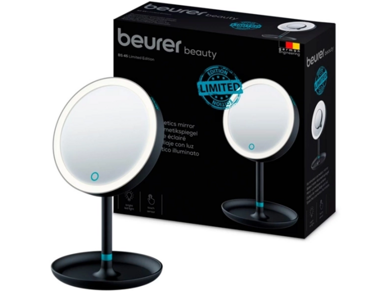 Косметическое зеркало BeurerBS45 Limited Edition круглое 17.5см настольное черный (101.45)
