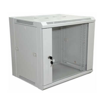 Шкаф коммутационный Rexant Pro (04-2201) настенный 6U 600x450мм пер.дв.стекл без задн.дв. 90кг серый 365мм 16кг 220град. 500мм IP20 сталь
