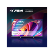 Телевизор LED Hyundai 32" H-LED32BS5100 WebOS Frameless Metal черный/серый HD 60Hz DVB-T DVB-T2 DVB-C DVB-S DVB-S2 USB WiFi Smart TV