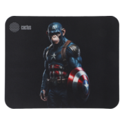 Коврик для мыши Cactus Captain America рисунок 250x200x3мм (CS-MP-D08S)