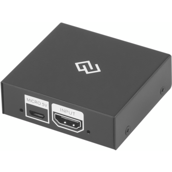 Сплиттер аудио-видео Digma DHSP-v1.4x2 HDMI (f)/2хHDMI (f) черный