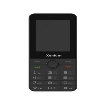 Мобильный телефон XENIUM X240 черный моноблок 2Sim 2.4" 240x320 Nucleus 0.3Mpix GSM900/1800 MP3 FM microSD max32Gb