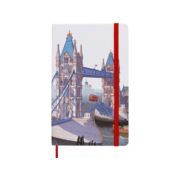 Блокнот Moleskine LIMITED EDITION I AM LONDON LEQP060IAMLO Large 130х210мм 240стр. слоновая кость страницы линейка твердая обложка белый