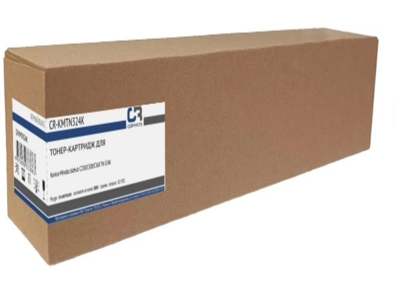 Картридж лазерный CopyRite CR-KMTN324K TN-324K черный (28000стр.) для Konica Minolta bizhub C258/C308/C368