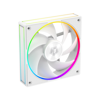 Вентилятор для корпуса ID-COOLING AF-127-ARGB-W (120mm, 2000rpm, 78.0 CFM, 29.9 дБ, PWM 4-pin, ARGB, white) (AF-127-ARGB-W)