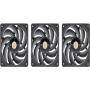 Вентилятор для корпуса Thermaltake Toughfan EX12 Pro Reverse 120х120x25 черный 4-pin 29.8дБ (упак.:3шт) (CL-F171-PL12BL-A) Ret