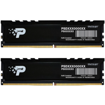 Память DDR5 2x16GB 5600MHz Patriot PSP532G5600KH1 Signature Premium RTL PC5-44800 CL46 DIMM 288-pin 1.1В kit single rank с радиатором Ret