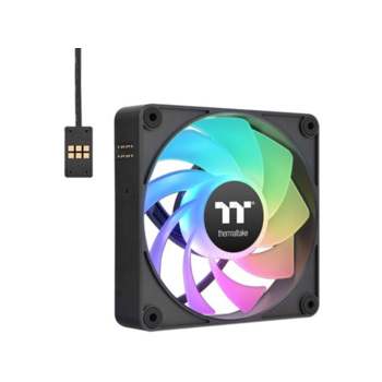 Вентилятор для корпуса Thermaltake CT140 EX Sync Reverse ARGB 140х140x25 черный 4-pin 32.8дБ (упак.:3шт) (CL-F193-PL14SW-A) Ret