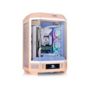 Корпус Thermaltake The Tower 300 Peach Fuzz розовый без БП mATX 8x120mm 6x140mm 2xUSB3.0 audio bott PSU