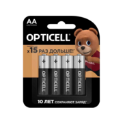 Батарея Opticell Basic LR6 AA (4шт) блистер