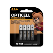 Батарея Opticell Professional LR03 AAA (4шт) блистер