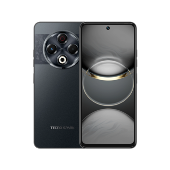 Смартфон Tecno Spark 30 256Gb 8Gb черный моноблок 3G 4G 2Sim 6.78" 1080x2436 Android 14 64Mpix 802.11 a/b/g/n/ac NFC GPS GSM900/1800 GSM1900 Protect FM A-GPS microSD max1024Gb