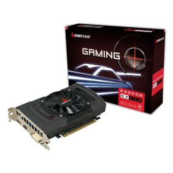Видеокарта Biostar PCI-E 3.0 RX550-4GB AMD Radeon RX 550 4Gb 128bit GDDR5 1100/6000 DVIx1 HDMIx1 DPx1 HDCP Ret