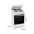 Комбинированная плита Gorenje Комбинированная плита Gorenje/ Комбинированная плита Gorenje, полезный объем 68 л, очистка паром AquaClean, сводчатая форма духовки, механическое управление, электроподжиг, цвет белый