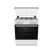 Газовая плита Gorenje Газовая плита Gorenje/ Газовая плита Gorenje, автоматический электроподжиг варочной поверхности и духовки, чугунные решетки, цвет белый