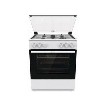 Газовая плита Gorenje Газовая плита Gorenje/ Газовая плита Gorenje, автоматический электроподжиг варочной поверхности и духовки, чугунные решетки, цвет белый