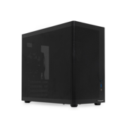 Корпус без блока питания Корпус без блока питания/ Case HSPD M210, Mesh Mid Tower, Black, 0.7 SPCC, 1x90mm mATX, mITX 140/280/150mm 1x2.5", 1x3.5", 4xPCI 1xUSB-A 3.0 302x168x350mm