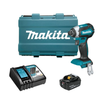 Шуруповерт Makita DTD153RT 18Вт аккум. патрон:шестигр.1/4" (кейс в комплекте)