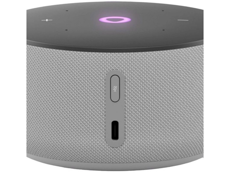 Умная колонка Yandex Станция Мини 3 Алиса серый 12W 1.0 BT/Wi-Fi (YNDX-00027GRY)