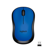 Мышь беспроводная Logitech M220 Silent Blue (синяя, оптическая, 1000dpi, 2.4 GHz/USB-ресивер, бесшумная) (арт. 910-004896, M/N: MR0085 / C-U0010)