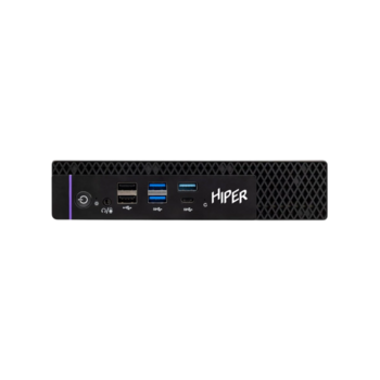 Мини ПК Мини ПК/ HIPER FACTUM FT20 Intel Core i5 14400(2.5Ghz)/16384Mb/512PCISSDGb/noDVD/BT/WiFi/war 1y/1.3kg/черный/Win11Pro + БП 150Вт/металл/VESA Адаптер на 75х75, 100х100