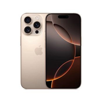 Смартфон Apple A3294 iPhone 16 Pro 128Gb бежевый титан моноблок 3G 4G 2Sim 6.3" 1206x2622 iOS 18 48Mpix 802.11 a/b/g/n/ac/ax/be NFC GPS Protect